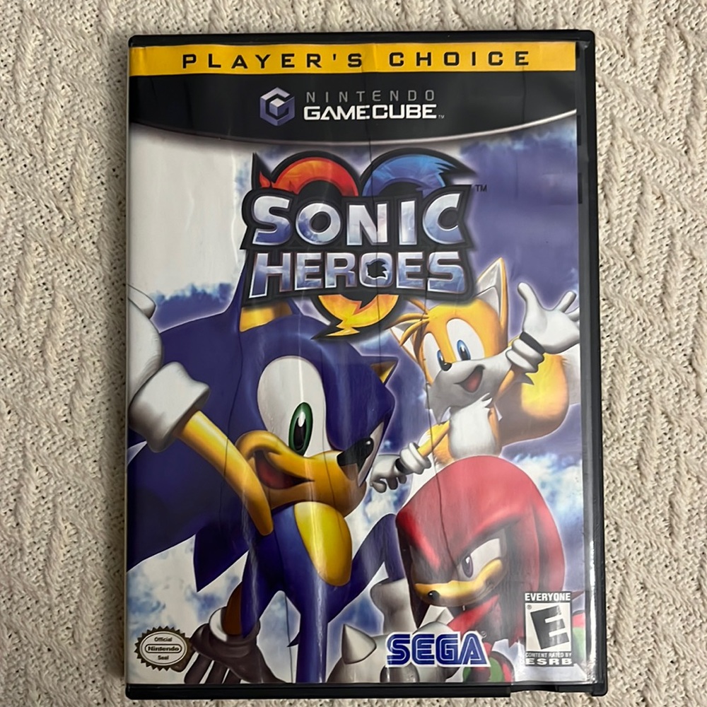 Sonic Heroes GameCube game